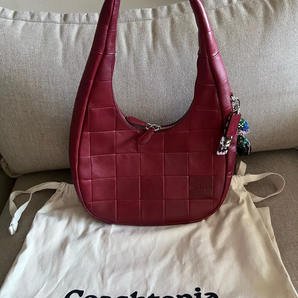 Coach Leather Alter/Ego Crescent Shoulder Bag - Picture 2 of 9